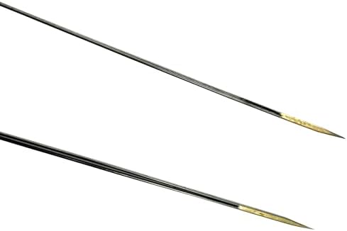 Fbshicung 2PCS Professional Needle Threader for Embroidery Machines, Compatible with Tajima & SWF Chenille Machines, Durable Metal Threading Tool (210mm)