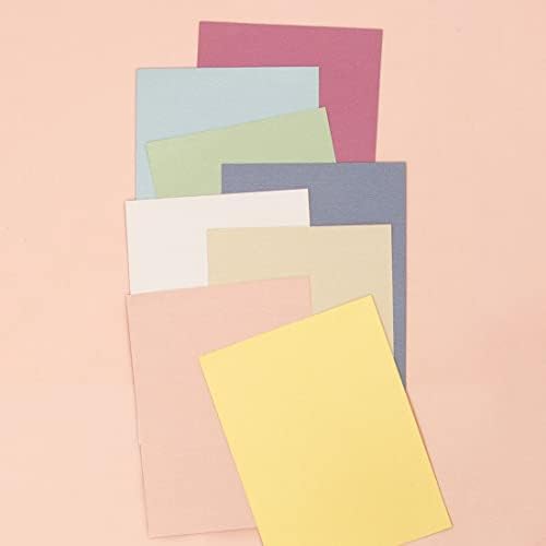 Craftelier - Cardstock Set Pearlescent Pastel Texture | Pack of 24 Double Sided Cardstock for Card Making, Scrapbooking and Craft Projects | Weight 216 grams | Size 15,24 x 20,32 cm (6" x 8")