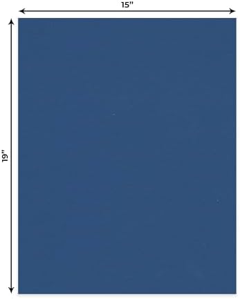 Bottle Blue 15x19 Uncut Premium Mat Board - No Opening - 25 Mats