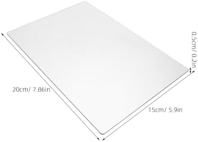 Lurrose Die Cutting Mat for Embossing Machine: 8x6x0.2" Cutting Pad for Papercraft, Scrapbooking, Card Making, Protects Dies and Ensures Clean Cuts
