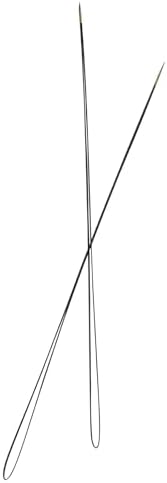 Fbshicung 2PCS Professional Needle Threader for Embroidery Machines, Compatible with Tajima & SWF Chenille Machines, Durable Metal Threading Tool (210mm)