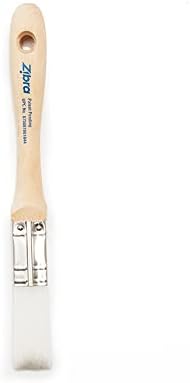 Zibra Square Paint Brush for Painting Murals, Details, Narrow Trim and Windows, 1-inch, Artist Brush