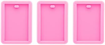 3pc Shiny Rectangle with Hole Resin Silicone Keychain Mould Art DIY Handmade Charms Mold with 10PC Key Ring(DY0575+DY0575+DY0575)