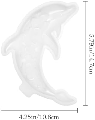 3D Dolphin Silicone Mold for Epoxy/UV Resin Casting DIY Craft Art Decors