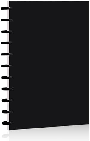 Blank Spiral Notebook For Women Blank Spiral Journal No Lines Blank Pape Notebook Spiral Sketchbook A4 Journal 160 Pages 8.3 × 11.4 Inch Unlined Journaling, Sketch book , Note Taking | Gift Artists for Drawing Office School Home (A4-Black)