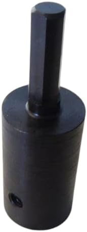 Made in USA - 3/8" Drive Flat Round Chuck - Annular Cutter Bit Adapter Tool with 3/4" Female Shank fits Weldon - for Drill Press & Milling Machines