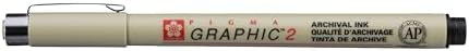 Sakura Pigma Graphic Pen 2.0mm Bulk Black