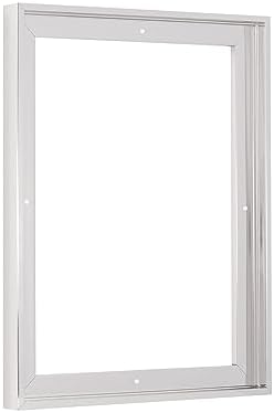 Pixy Canvas Floater Frame 26x40 for 3/4 (0.75) inch Deep Canvas Paintings/Canvas Prints/Wood Canvas Panels/Wall Art/Wall Decor/Home Decor/Artwork (Chrome, 26 x 40 inch, Portrait)