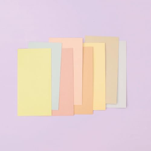 Craftelier - Pastel Cardstock | Pack of Colored Cardstock | Colored Paper for Crafts, Scrapbooking, DIY Projects | 32 Sheets, Double-Sided, 5.91" x 2.95", 8.47oz