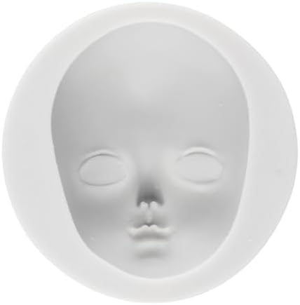 Human Face Silicone Molds Baby Face Polymer Clay Mold Set of 4