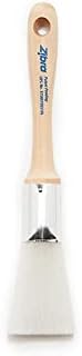 Zibra Fan Paint Brush for Painting Molding, Routed Edges, Flat Surfaces, and Furniture, White, 1.25-inch