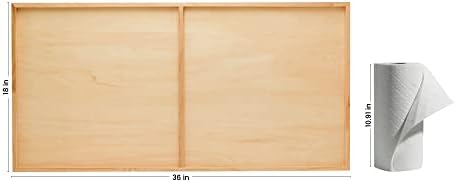 Birch Painting Panel 18 x 36 x 3/4-inch, Pack of 2 Large Wood Canvas Boards for Painting, Blank Sign for Wall Art Sets, by Woodpeckers