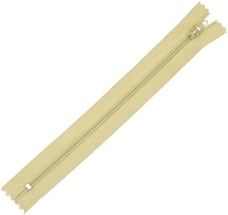 Mandala Crafts 85 PCs Beige Assorted Lengths Nylon Zippers for Sewing