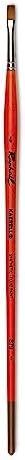 Raphael Kaerell Long Handle Oil & Acrylic Brush, Flat, Size 04
