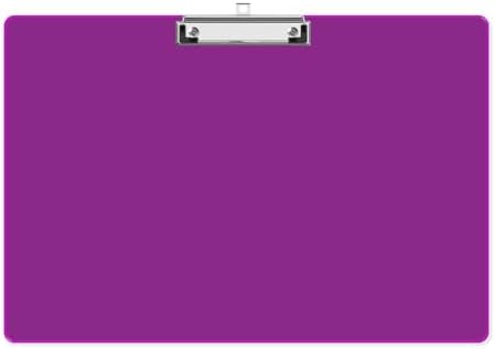 Extra Large Clipboard, 11 x 17 Purple Plastic Drawing Board