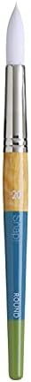 Princeton PAB98503 9850R-2/0 Snap Brush, Taklon Round 20, White