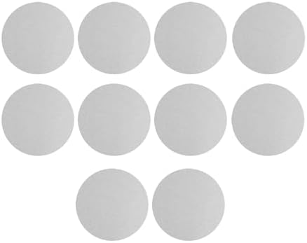 6061 Aluminum Disc 2 Inch, 9 Gauge (3mm) Thick Round Metal Stamping Blank, Aluminum Plate for Machining, DIY, 10 PCS