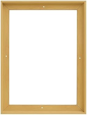 Pixy Canvas Floater Frame 28x32 for 3/4 (0.75) inch Deep Canvas Paintings/Canvas Prints/Wood Canvas Panels/Wall Art/Wall Decor/Home Decor/Artwork (Light Maple, 28 x 32 inch, Portrait)