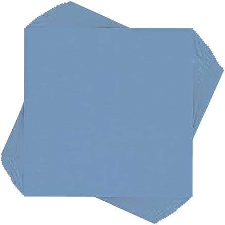 Brittany Blue 15x19 Uncut Premium Mat Board - No Opening - 25 Mats