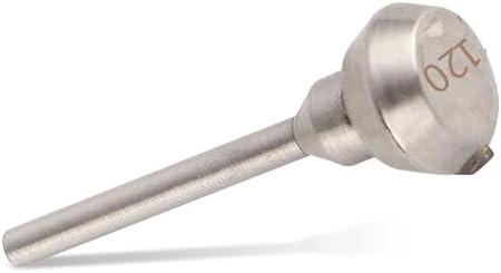 Cut Flywheel Shank, Professional Jewelry Cutting Engraving Accessory, for Fine Detail Work(120, 125, 130, 135, 150 deg) (Single Crystal Knife 120 Degrees)