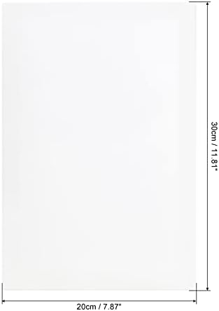 PATIKIL Paint Canvases Panel for Painting, 3 Pack 8x12 Inch Rectangle Wood Frame Stretched Blank Art Board Panels for Acrylic, Oil, Tempera Painting, White