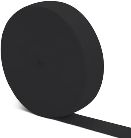 Airisoer Elastic Bands for Sewing 1 Inch x 32 Yards, Black