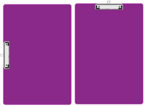 11 x 17 Extra Large Clipboard 2 Pack, Purple Clip Board