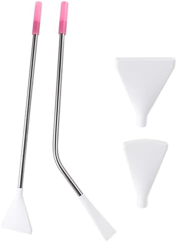 Stainless Steel Blow Nozzles, Acrylic Paint Pouring Tool, Fluid Art | 4-Pack, for Bloom & Dutch Pour Techniques, Pour Painting Supplies, Durable Stainless Steel, Easy to Use, Creative Art Tool