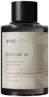 VINEVIDA [4oz] Cinnamon Roll Fragrance Oil for Candle Making and Soap Making - Premium Candle Scents for Soy Candles