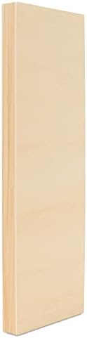 Painting Panels 6 x 24 x 3/4-inch, Pack of 4 Blank Wooden Signs for Crafts, Wood Cradled Panels for Home Decor, by Woodpeckers