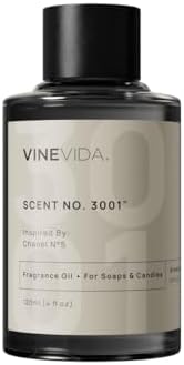 VINEVIDA [4oz] NO. 5 Fragrance for Soap & Candle Making - Essential Oil Scent