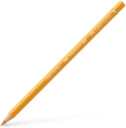 Faber-Castell Art & Graphic Polychromos Colour Pencil, (109), Dark Chrome Yellow, for Art, Craft, Drawing, Sketching, Home, School, University, Colouring