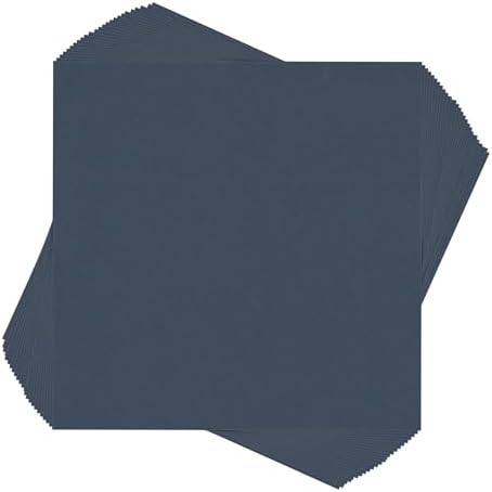 Navy Blue 15x19 Uncut Premium Mat Board - No Opening - 25 Mats