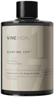 VINEVIDA [16oz] Salted Caramel Fragrance Oil for Candle Making and Soap Making - Premium Candle Scents for Soy Candles