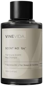 VINEVIDA [4oz] Nag Champa Fragrance Oil for Candle Making and Soap Making - Premium Candle Scents for Soy Candles
