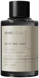 VINEVIDA [4oz] Watermelon Lemonade Fragrance Oil for Candle Making - Scents for Soap Making - Natural Candle Oil Made in USA