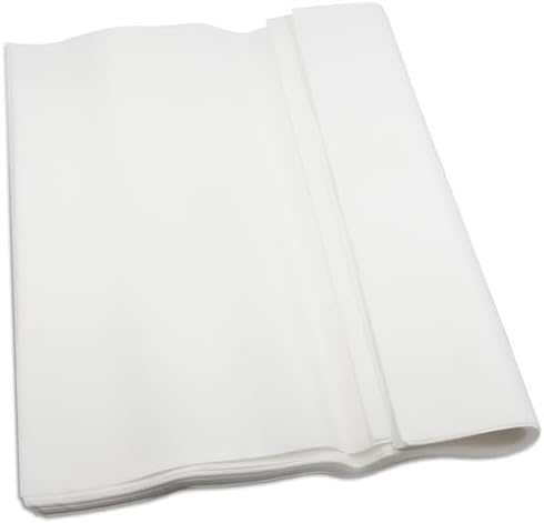 CXIIPOL 50 Sheets Artist Teabag Paper, 16.54×16.54 inches Teabag Paper, Mixed Media Paper, Handmade Wet Strength Tissue Paper for Printmaking, Painting DIY, Origami