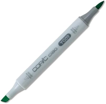 Copic Markers YG09 Ciao with Replaceable Nib, Lettuce Green