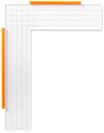 UCEC Large Gel Printing Plate Alignment Tool 7.5x10 Inch, L Square Ruler