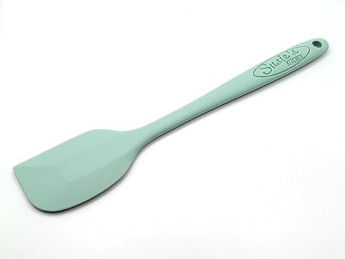 Customizable Silicone Spoon - Personalized Kitchen Tool for Unique Cooks - Heat-Resistant, Non-Stick, and Ergonomic - Your Name Embossed - Perfect Gift Idea (Mint Green) (Mint Green)