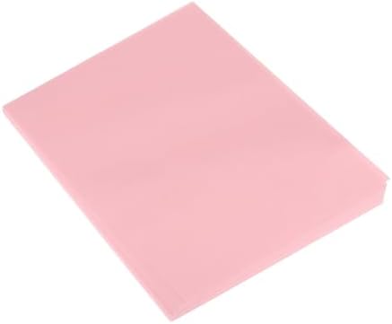 MECCANIXITY 50 Sheet Origami Paper Double Sided Light Pink 8.3 x 5.8 Inch Square Sheet for Art Craft Project, Beginners, Gifts Decor