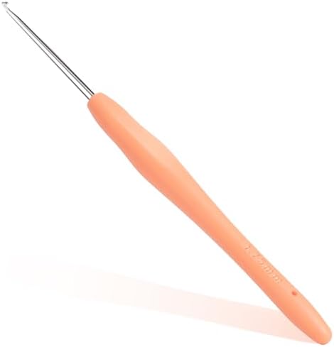 Small Size Crochet Hook Lace Crochet Needle, 1.75mm Crochet Hook, Ergonomic Crochet Hooks，Embroidery Thread Knitting Weaving Tool (1.75 mm)