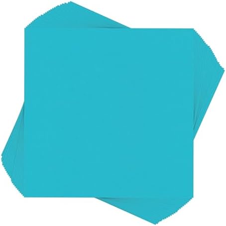 Aquamarine Blue 15x19 Uncut Premium Mat Board - No Opening - 25 Mats