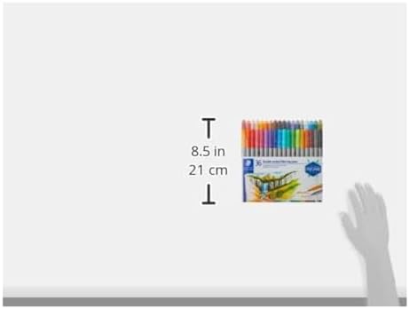 Staedtler Double Ended Markers, Assorted Bullet Tips, Assorted Colors, 36/Pack