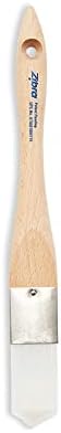Zibra Triangle Paint Brush for Wall Corners, Doors, Cabinets and Detailed Molding, 1.25-inch, Artist Brush