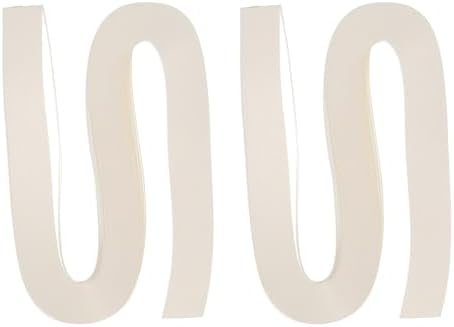 PATIKIL 240pcs Quilling Strips Paper 1/8"(3mm) 21"(54cm) Origami Paper Quilling Strip for Art DIY Hand Craft Christmas, Cream White