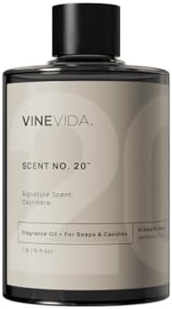 VINEVIDA [16oz] Cashmere Fragrance Oil for Candle Making and Soap Making - Premium Candle Scents for Soy Candles