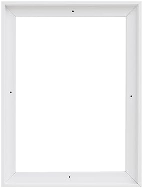 Pixy Canvas Floater Frame 10x18 for 3/4 (0.75) inch Deep Canvas Paintings/Canvas Prints/Wood Canvas Panels/Wall Art/Wall Decor/Home Decor/Artwork (White, 10 x 18 inch, Portrait)