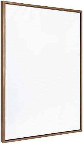Kate and Laurel Sylvie Blank Framed Canvas Wall Art; 31.5x41.5 Gold; Vintage Modern Empty Canvas for Paint-Your-Own Art; Ready to Paint Premium Canvas Already Framed