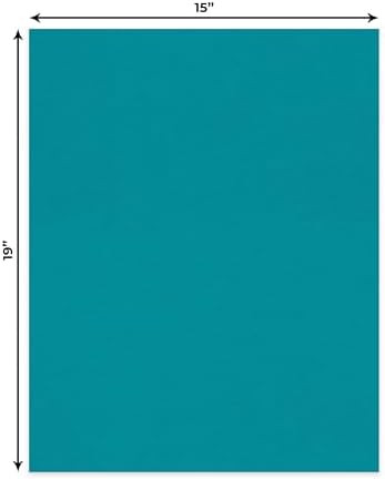 Reef Blue 15x19 Uncut Premium Mat Board - No Opening - 50 Mats